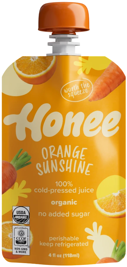 Honee Orange Sunshine pouch
